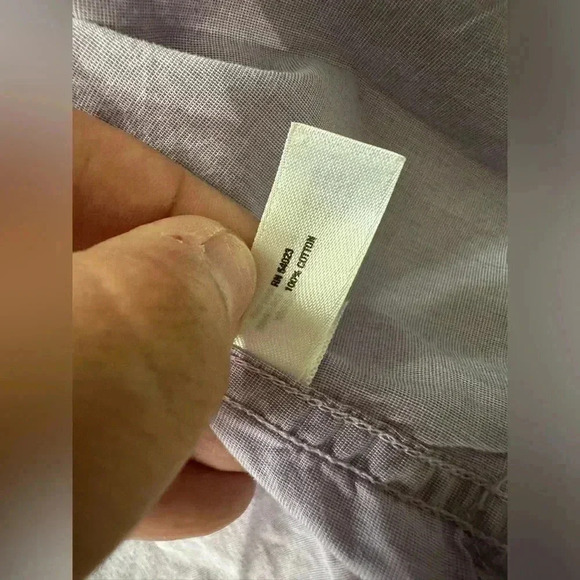 GAP Light Purple Button Down Long Sleeve Shirt 100% Cotton Size Medium - Picture 5 of 9